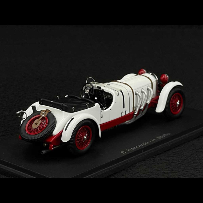 Mercedes-Benz SSKL (1931) 1/43 Blanc/Noir Blanc/Noir Plastique - Vendu