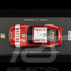 Porsche 911 SC n° 5 Sieger Rallye du Condroz 1983 1/43 Spark SB694