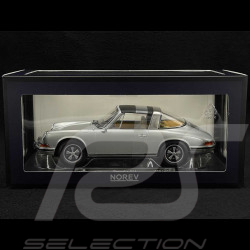 Porsche 911 E Targa F Type 1969 Silver Grey 1/18 Norev 187649