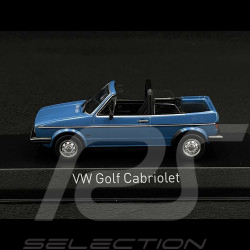 Volkswagen Golf Cabriolet Karmann 1981 Bleu Monaco 1/43 Norev 840069