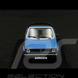 Volkswagen Golf Cabriolet Karmann 1981 Bleu Monaco 1/43 Norev 840069