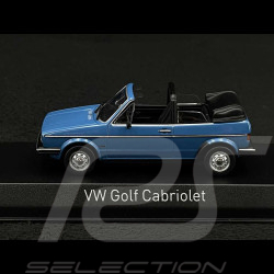 Volkswagen Golf Cabriolet Karmann 1981 Bleu Monaco 1/43 Norev 840069