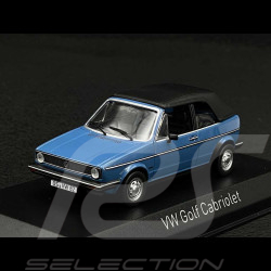 Volkswagen Golf Cabriolet Karmann 1981 Bleu Monaco 1/43 Norev 840069