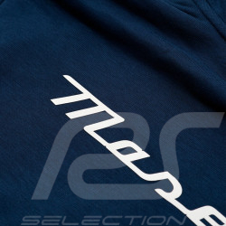 Veste Maserati Tridente à capuche style hoodie Bleu marine MA241M101BL - homme