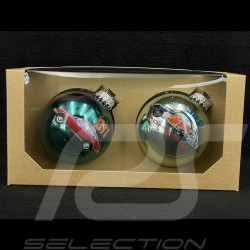Porsche 911 & Porsche 356 Christmas ball Turquoise Porsche MAP09620521