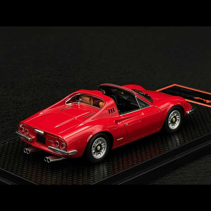 Modèle réduit Ferrari Dino 246 Gts 1972 Rosso Dino - Noir 1/18 | Bbr