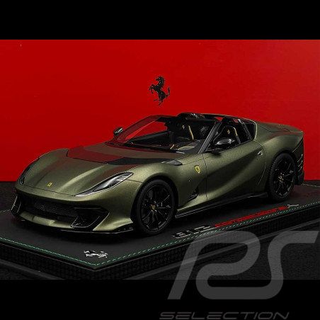 Ferrari 812 Competizione A Spider 2022 Manzoni Green 1/18 BBR Models P18209M