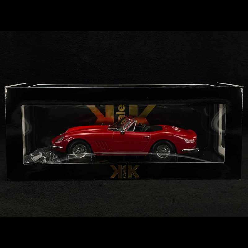 Ferrari 275 GTB4 NART Spyder 1967 Red 1/18 KK Scale KKDC180234