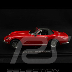 Ferrari 275 GTB4 NART Spyder 1967 Red 1/18 KK Scale KKDC180234