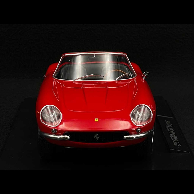 KK Ferrari 275 GTB/4 NART Spyder Rouge 1967 1/18 KKDC180234