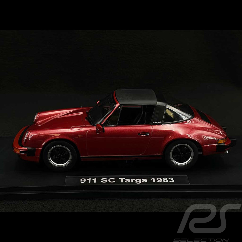 Porsche 911 SC Targa 1983 Rouge Rubis Métallique 1/18 KK-Scale KKDC180841