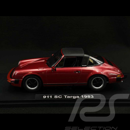 Porsche 911 SC Targa 1983 Rouge Rubis Métallique 1/18 KK-Scale KKDC180841