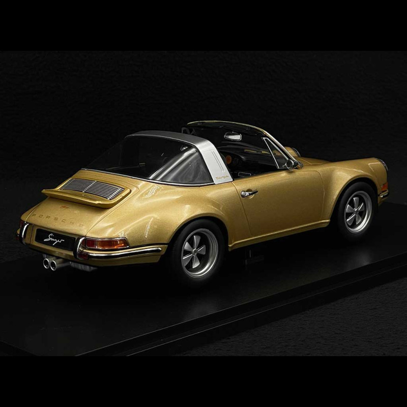 Porsche 911 Singer Targa 2014 – Norev KK Scale Models 1/18 – Or Métal – Prévente