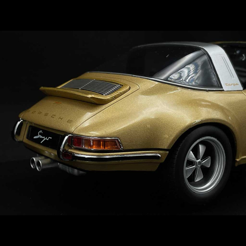 KK Scale KKDC180473 - Porsc. Singer 911 Targa Dark Green Metallic - maßstab 1/18 - Sammlerstück Miniatur