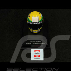 Casque Ayrton Senna Champion du Monde F1 1988 1/8 Minichamps 540308812