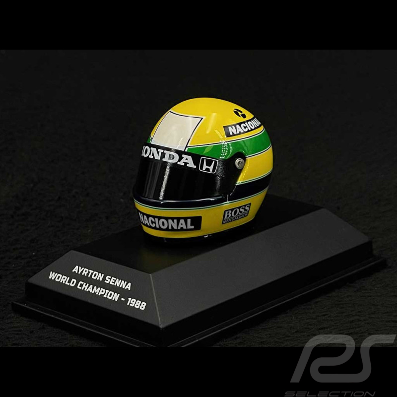 Ayrton Senna Helmet F1 World Champion 1984 1/8 Minichamps 540308812