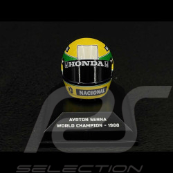 Casque Ayrton Senna Champion du Monde F1 1988 1/8 Minichamps 540308812