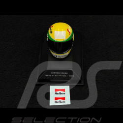 Ayrton Senna Helm First GP - GP Brazil 1984 1/8 Minichamps 540308419