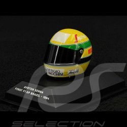 Ayrton Senna Helm First GP - GP Brazil 1984 1/8 Minichamps 540308419