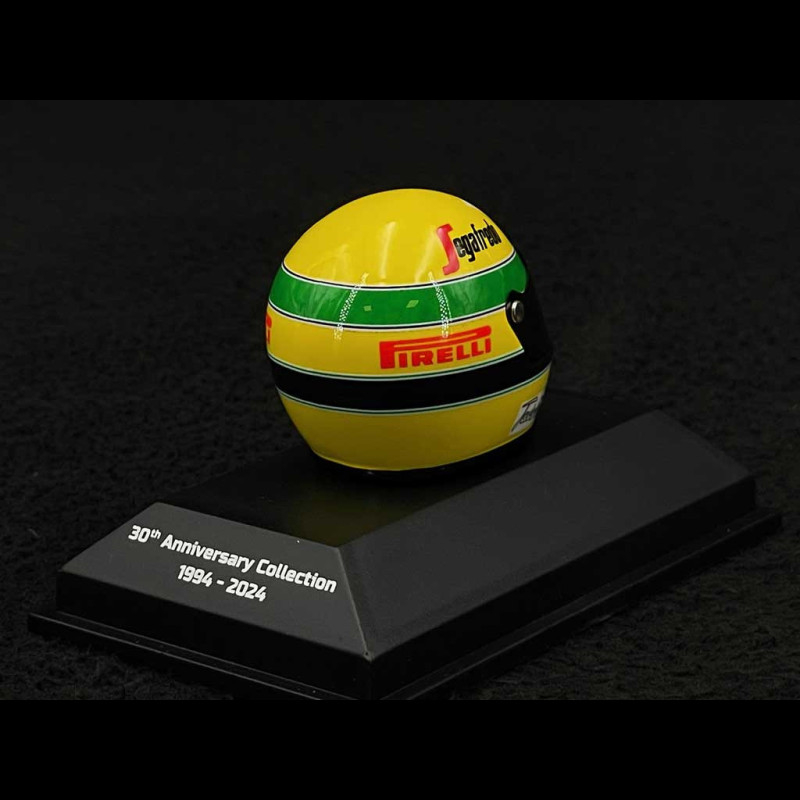 Miniature Casque Ayrton Senna 1984 Minichamps 1/8 - Lotus Renault