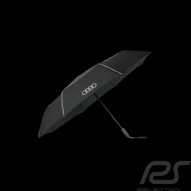 Audi Regenschirm Schwarz / Silber 3122200400