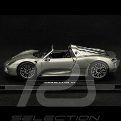 Porsche 918 Spyder Cabriolet 2014 Argent 1/18 Welly 18051CGR