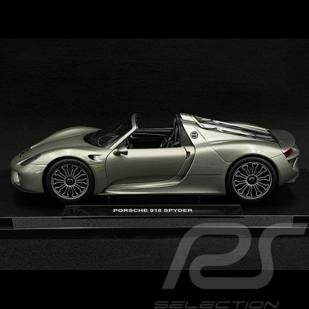 Porsche 918 Spyder Cabriolet 2014 Argent 1/18 Welly 18051CGR