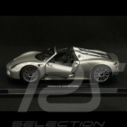 Porsche 918 Spyder Cabriolet 2014 Argent 1/18 Welly 18051CGR