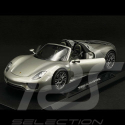 Porsche 918 Spyder Cabriolet 2014 Argent 1/18 Welly 18051CGR