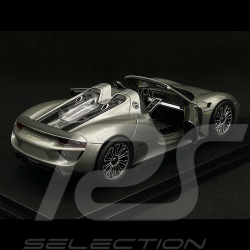 Porsche 918 Spyder Cabriolet 2014 Argent 1/18 Welly 18051CGR