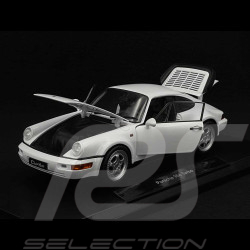 Porsche 911 Turbo Type 964 1989 Blanc Grand Prix 1/18 Welly 18026WH