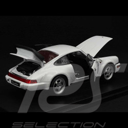 Porsche 911 Turbo Type 964 1989 Blanc Grand Prix 1/18 Welly 18026WH