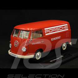 Volkswagen Bulli T1 "Porsche Renndienst" 1963 Rot 1/18 Welly 18053TDA