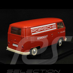 Volkswagen Bulli T1 "Porsche Renndienst" 1963 Rot 1/18 Welly 18053TDA