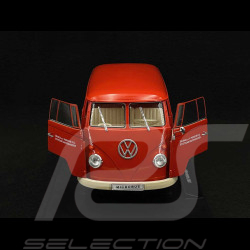 Volkswagen Bulli T1 "Porsche Renndienst" 1963 Rot 1/18 Welly 18053TDA