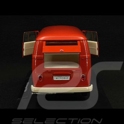 Volkswagen Bulli T1 "Porsche Renndienst" 1963 Rot 1/18 Welly 18053TDA