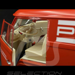 Volkswagen Bulli T1 "Porsche Renndienst" 1963 Rot 1/18 Welly 18053TDA