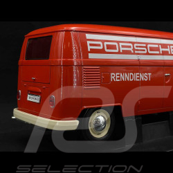 Volkswagen Bulli T1 "Porsche Renndienst" 1963 Rot 1/18 Welly 18053TDA