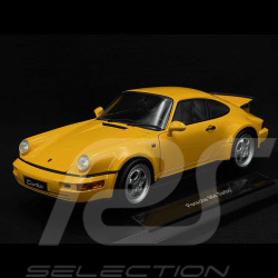 Porsche 911 Turbo Type 964 1989 Jaune Racing 1/18 Welly 18026YE