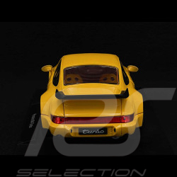 Porsche 911 Turbo Type 964 1989 Jaune Racing 1/18 Welly 18026YE