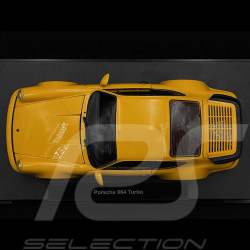 Porsche 911 Turbo Type 964 1989 Jaune Racing 1/18 Welly 18026YE