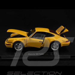 Porsche 911 Turbo Type 964 1989 Jaune Racing 1/18 Welly 18026YE