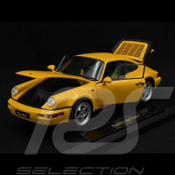 Porsche 911 Turbo Type 964 1989 Jaune Racing 1/18 Welly 18026YE