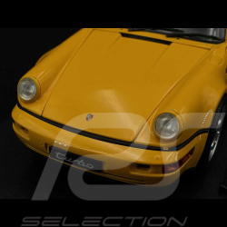 Porsche 911 Turbo Type 964 1989 Jaune Racing 1/18 Welly 18026YE