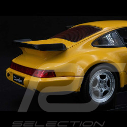 Porsche 911 Turbo Type 964 1989 Jaune Racing 1/18 Welly 18026YE