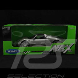 Porsche 918 Spyder 2014 Silber / Schwarz 1/18 Welly 18051HGRC