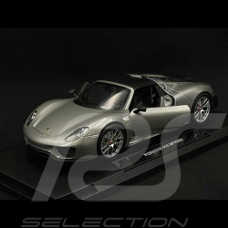 Porsche 918 Spyder 2014 Argent / Noir 1/18 Welly 18051HGRC