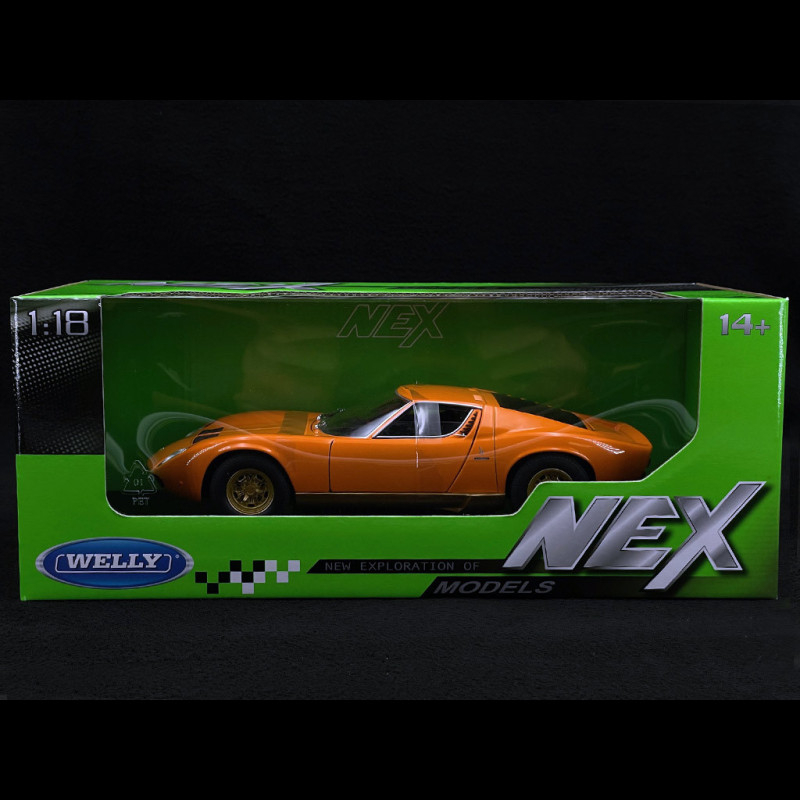 KYOSHO 1/18scale LAMBORGHINI MIURA P400 SV Orange [No.K08313P