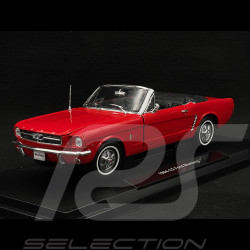 Ford Mustang Cabriolet 1964 Red 1/18 Welly 12519CRE