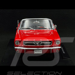 Ford Mustang Cabriolet 1964 Red 1/18 Welly 12519CRE